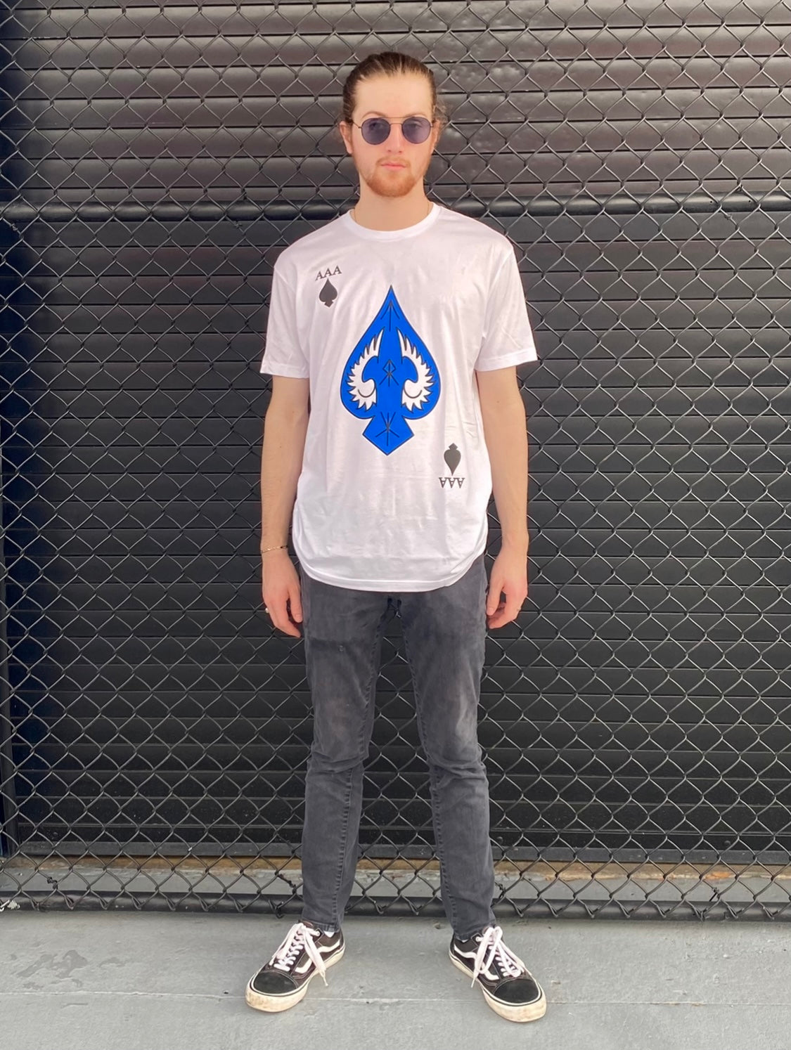 Classic White Ace of Spades Tee